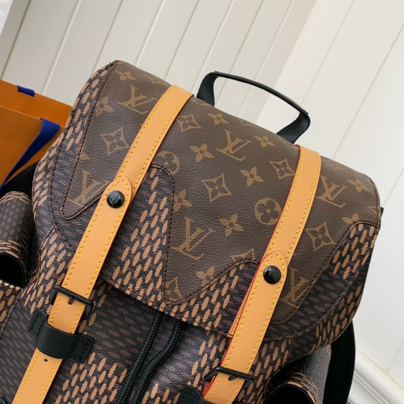 L0*is V*t0n Medium-sized men’s matching colored backpack  M40350  Size：38*44*21cm