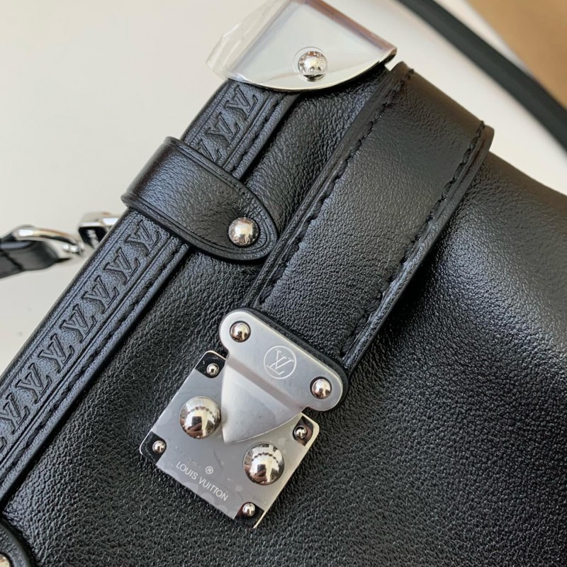 L0*is V*t0n New SIDE TRUNK full leather medium size handbag  M11350  Size：21*14*6cm