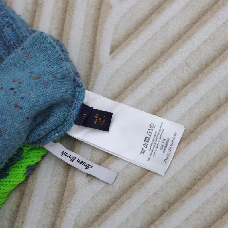 L0*is V*t0n 24 new colorful yarn full print hooded cardigan