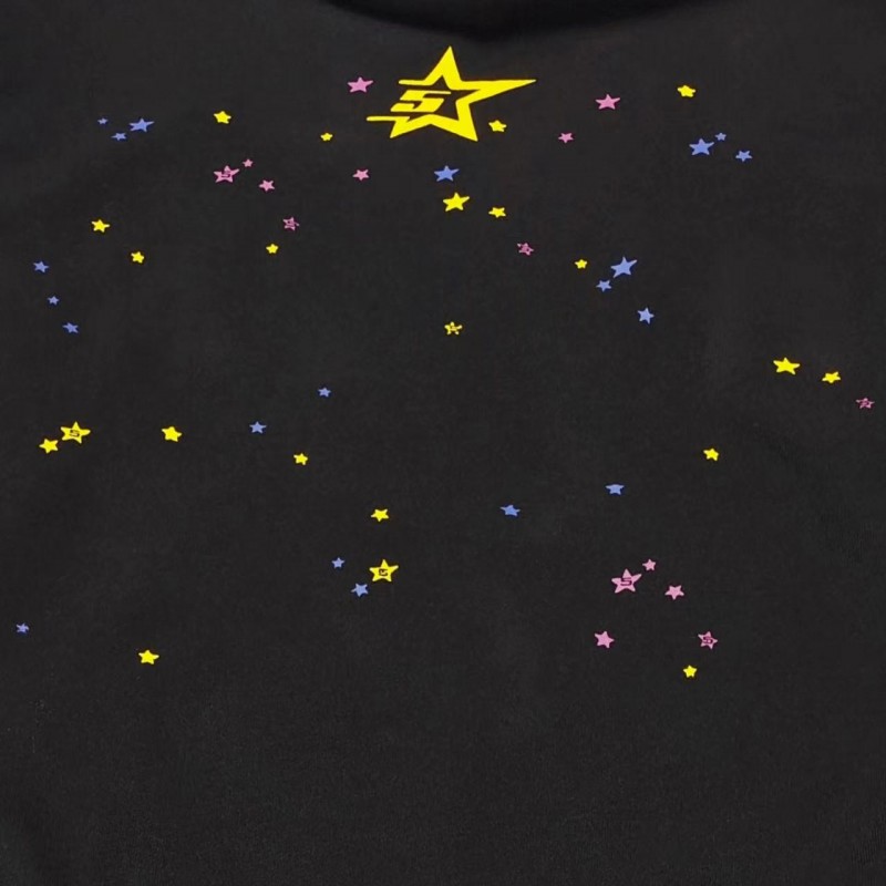 Sp5der black v2 hoodie