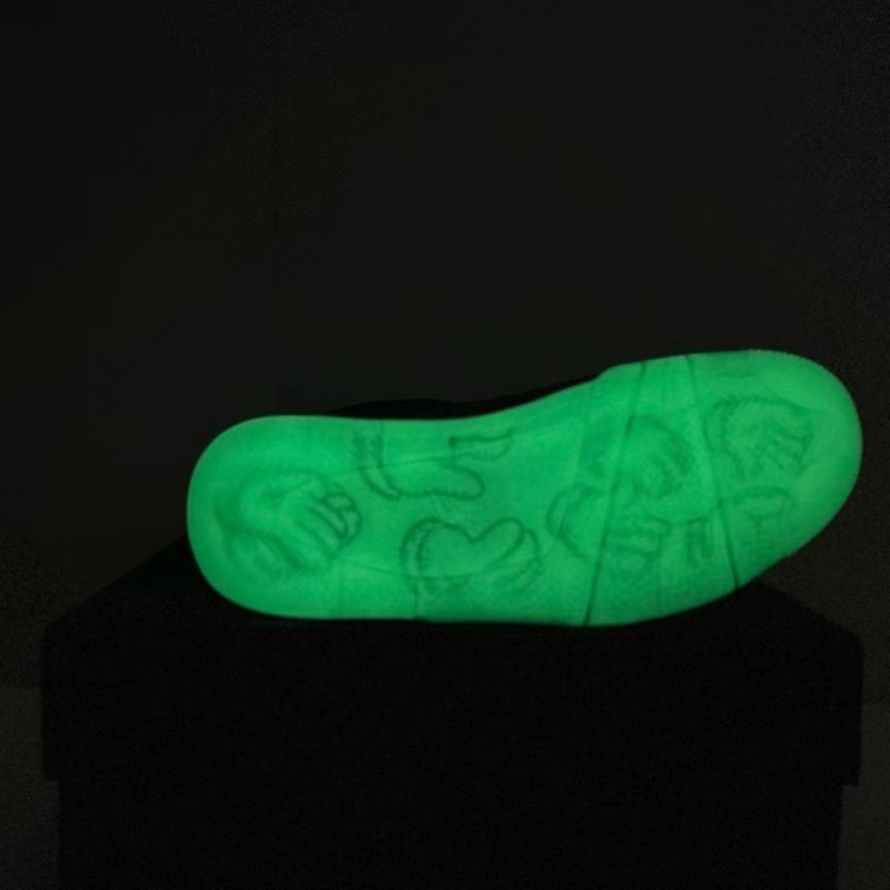 Jordan Air Jordan 4 retro kaws suede lightweight wear-resistant non-slip mid-top