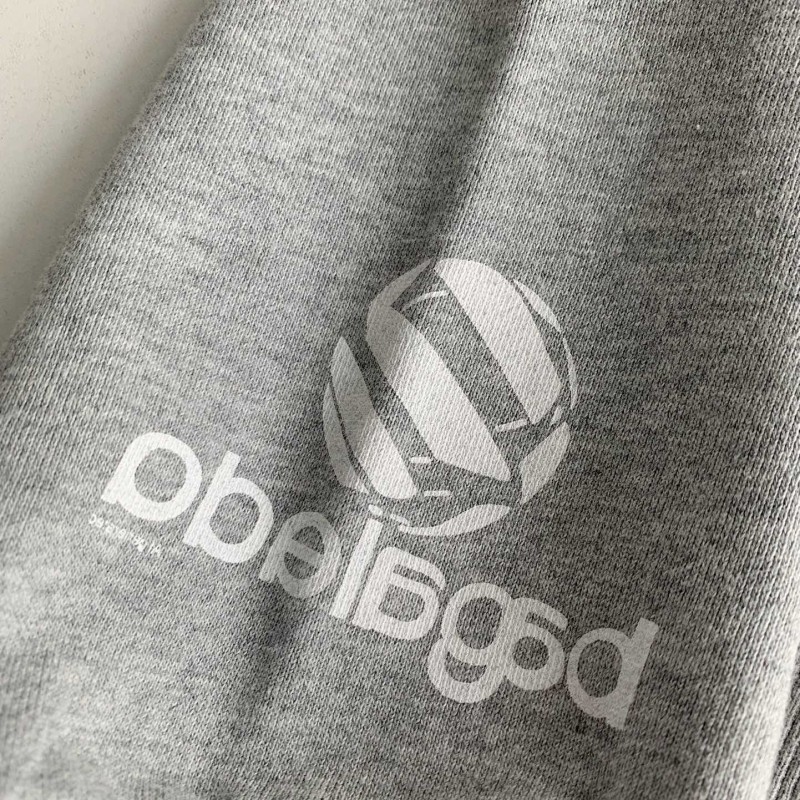 Ba*len*cia*ga logo print sports hooded sweatshirt