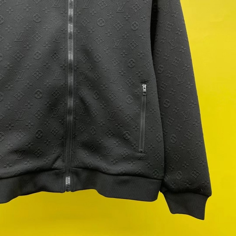 L0*is V*t0n obscure jacquard zip-up casual sports suit