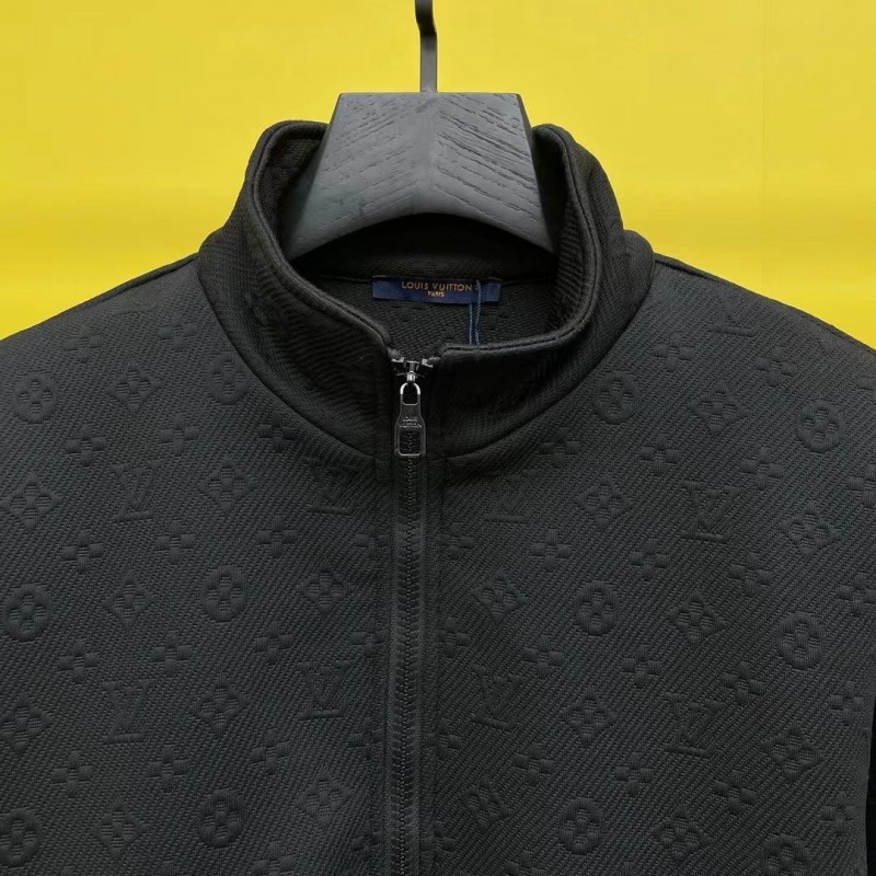 L0*is V*t0n obscure jacquard zip-up casual sports suit