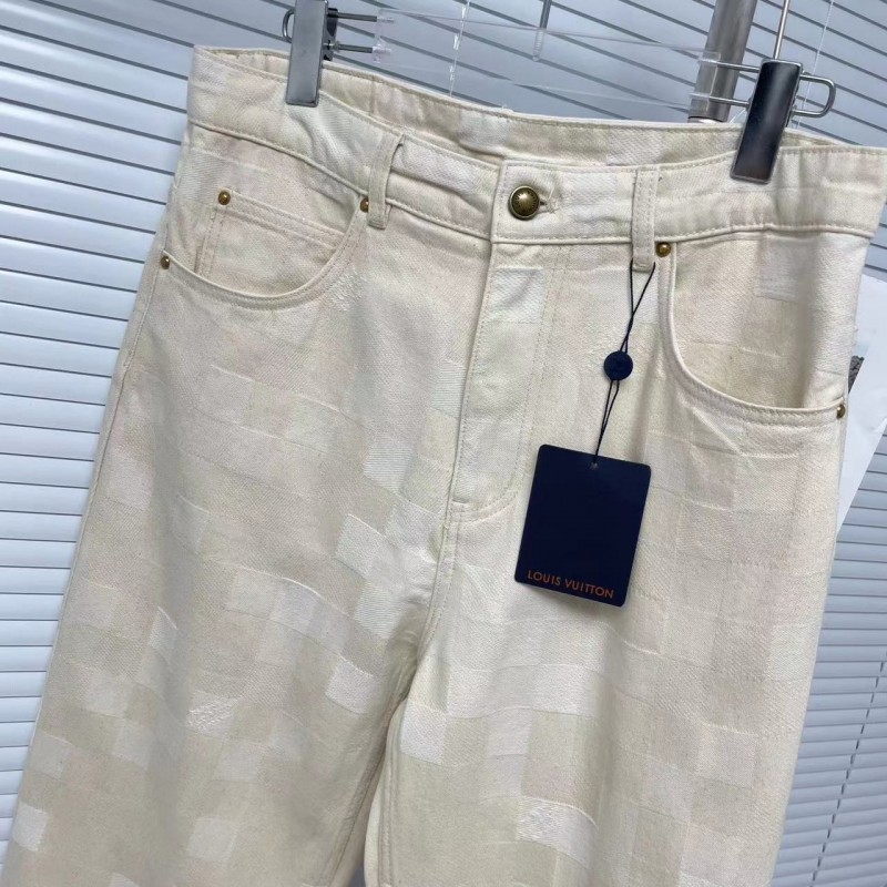 L0*is V*t0n 24fw Checkerboard Mosaic Denim Suit