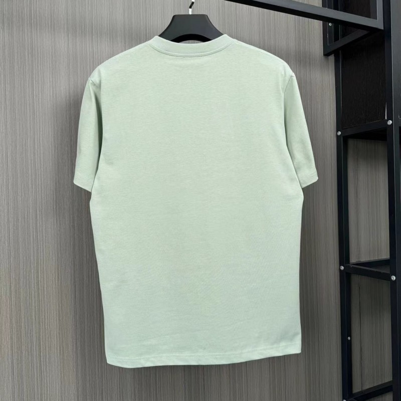 D*0r flocked letter print short sleeve