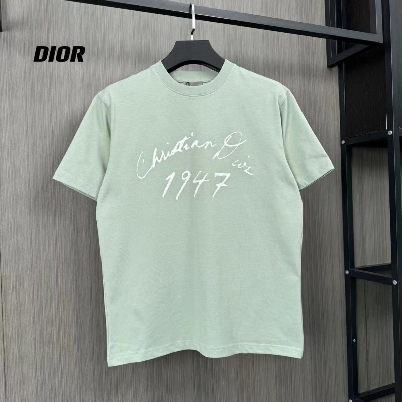 D*0r flocked letter print short sleeve