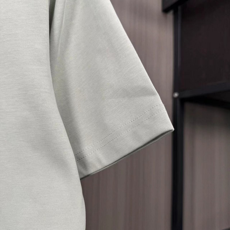 D*0r flocked letter print short sleeve