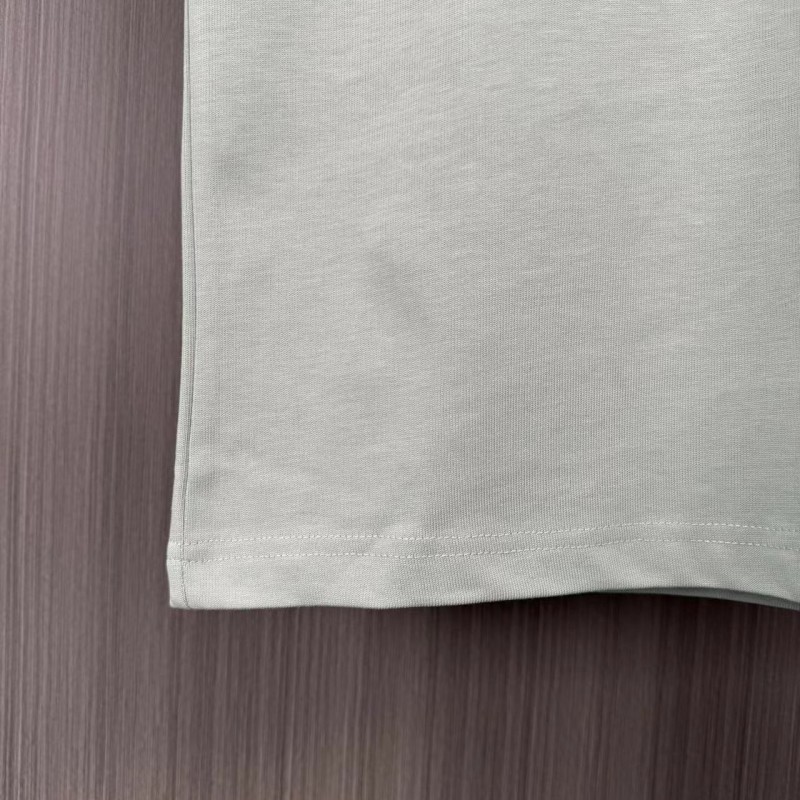 D*0r flocked letter print short sleeve