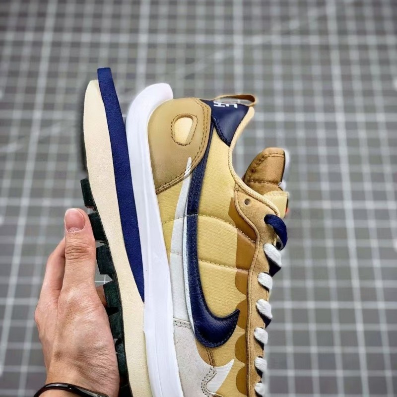 Sacai x Nike VaporWaffle sesame and blue void