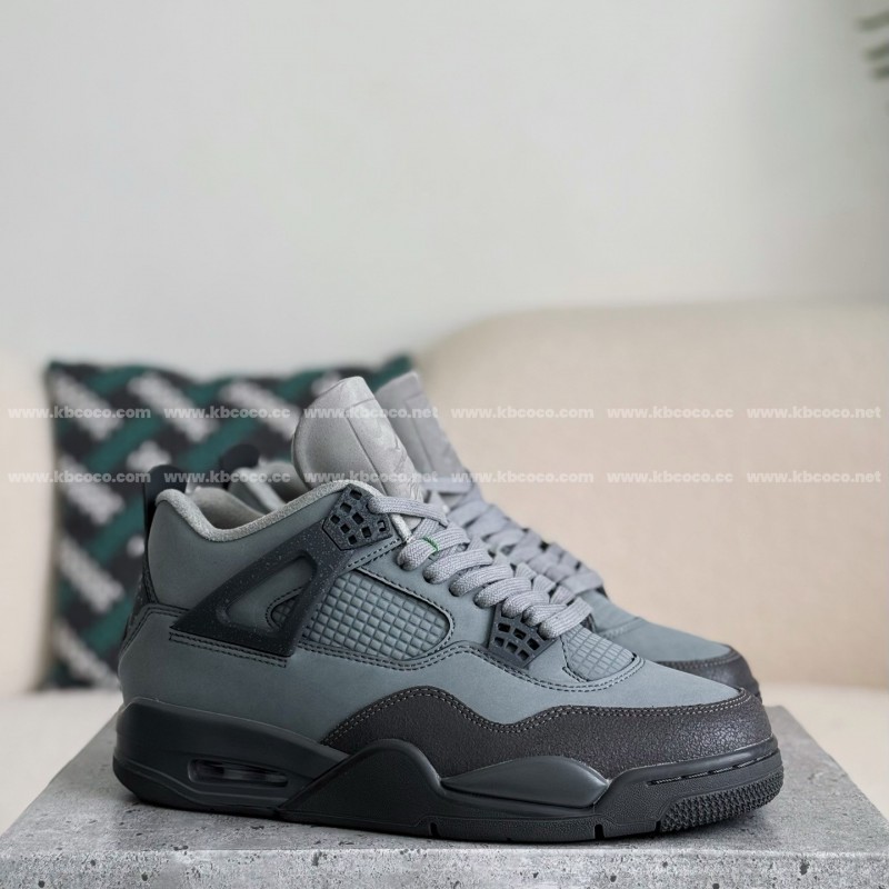 Jordan Air Jordan 4 retro kaws suede lightweight wear-resistant non-slip mid-top