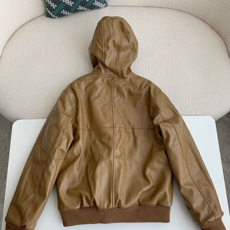 New, LV reversible wool and sheepskin jacket