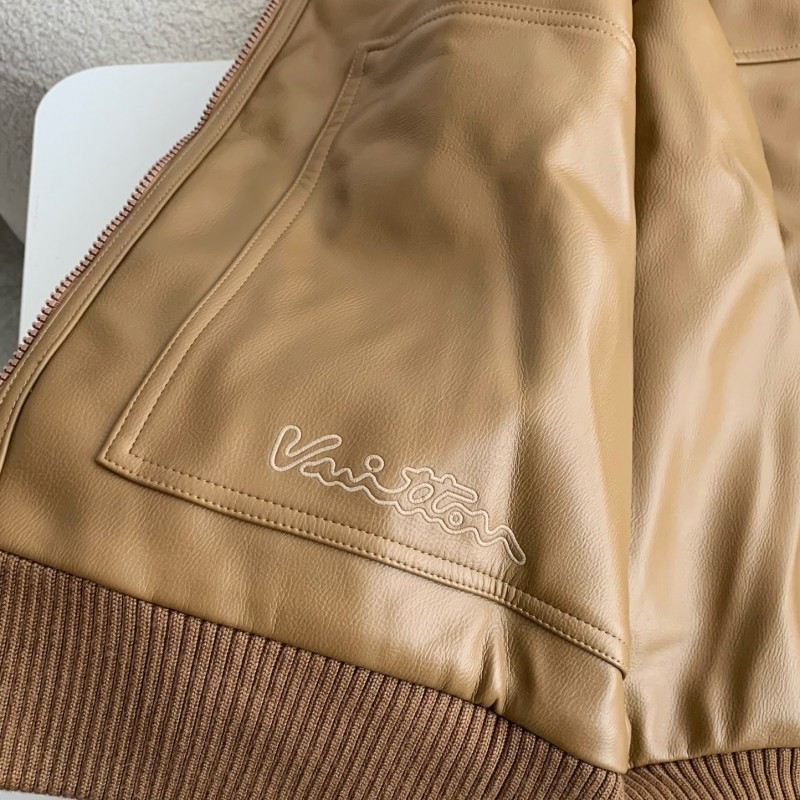 New, LV reversible wool and sheepskin jacket