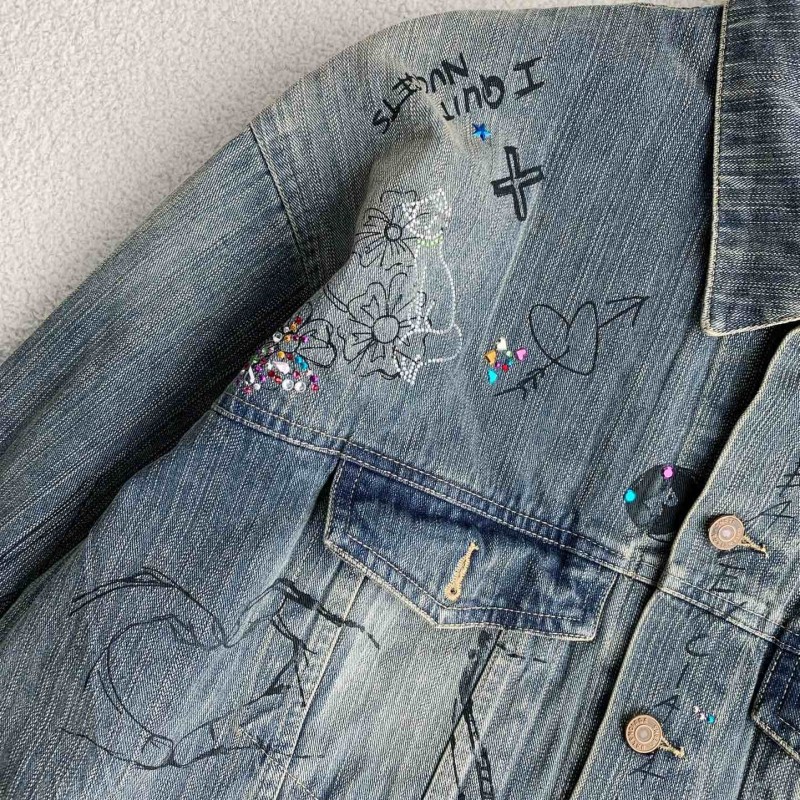 Ba*len*cia*ga Jean Jacket