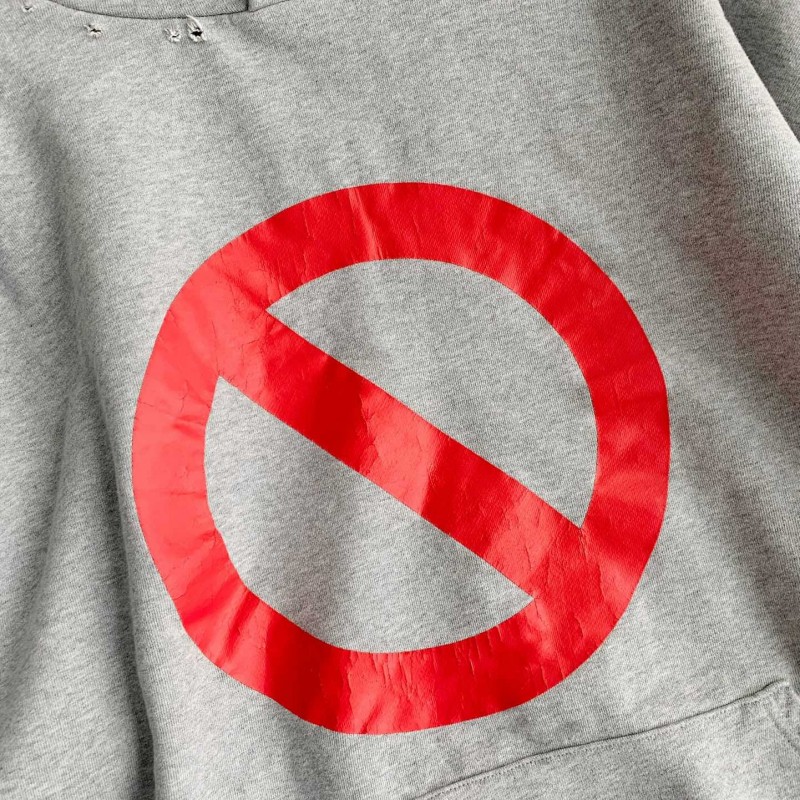 Ba*len*cia*ga  sports hooded sweatshirt