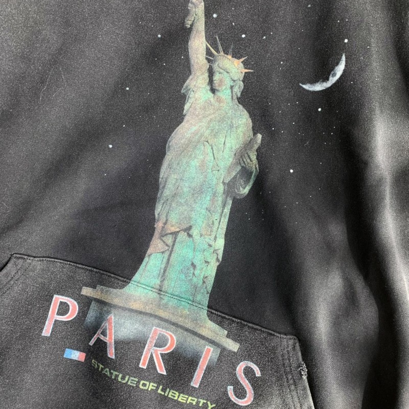 Ba*len*cia*ga print hoodie