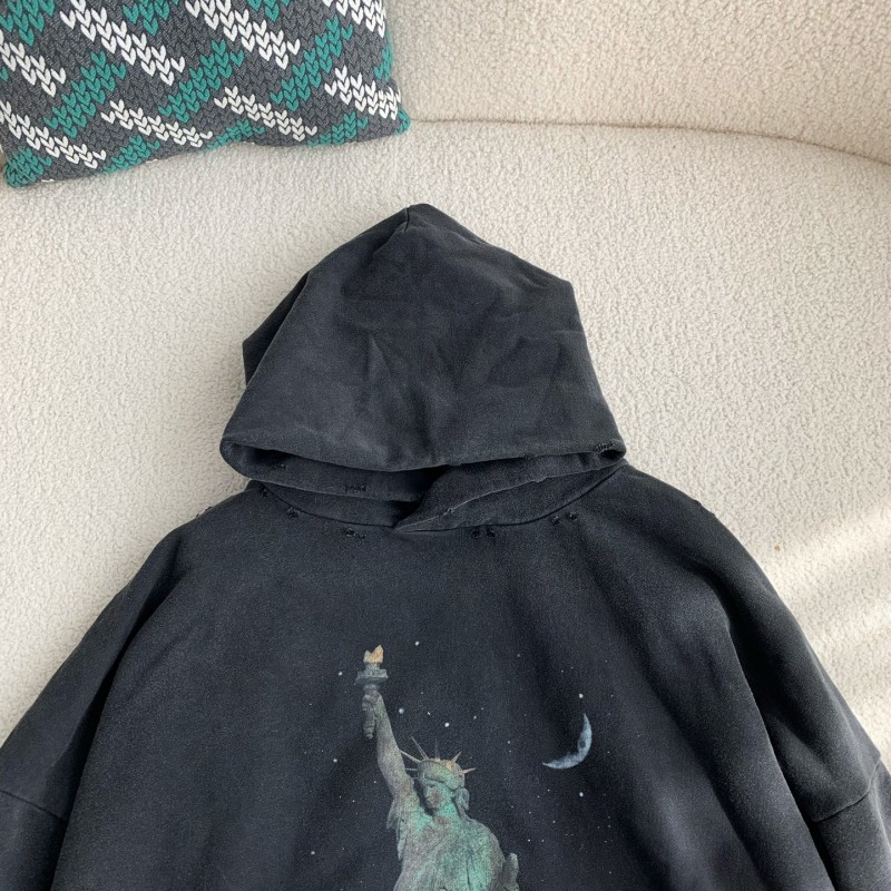 Ba*len*cia*ga print hoodie
