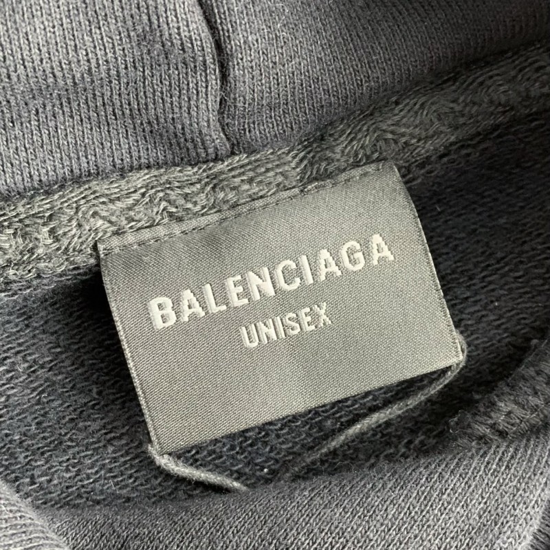 Ba*len*cia*ga print hoodie