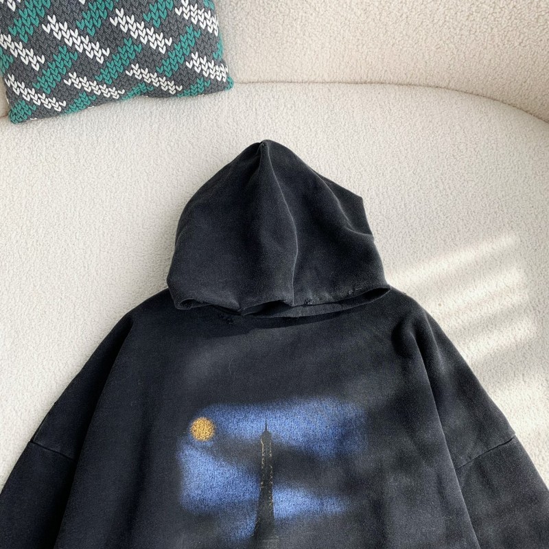 Ba*len*cia*ga Iron Tower print hoodie