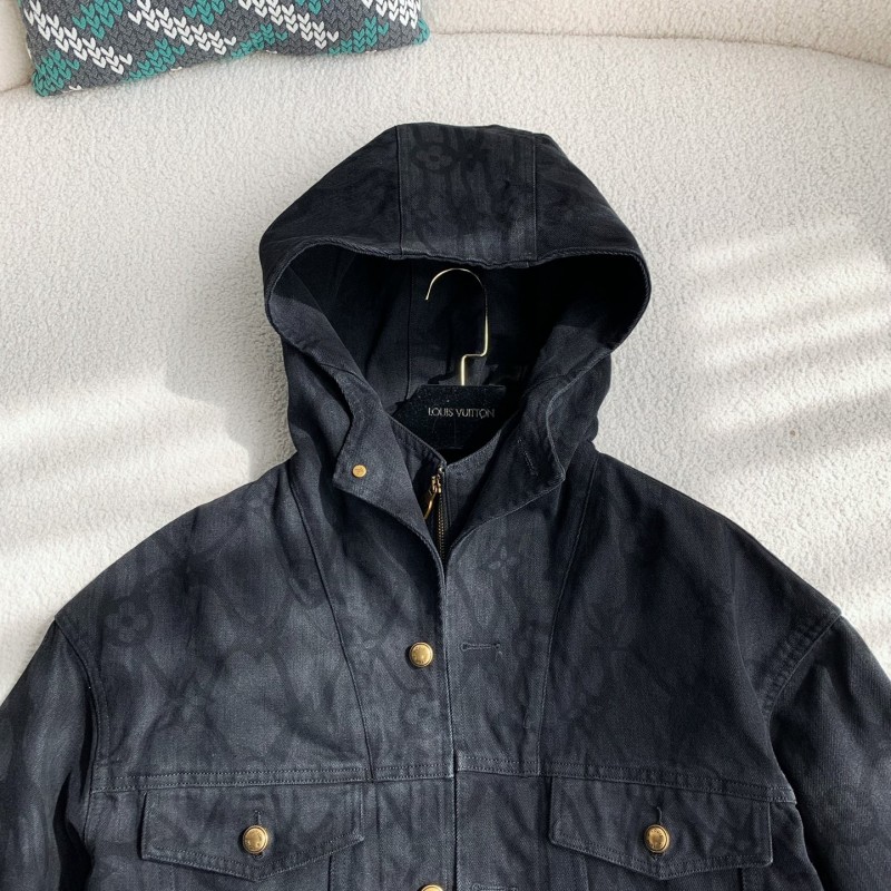 L0*is V*t0n Hooded Denim Jackets