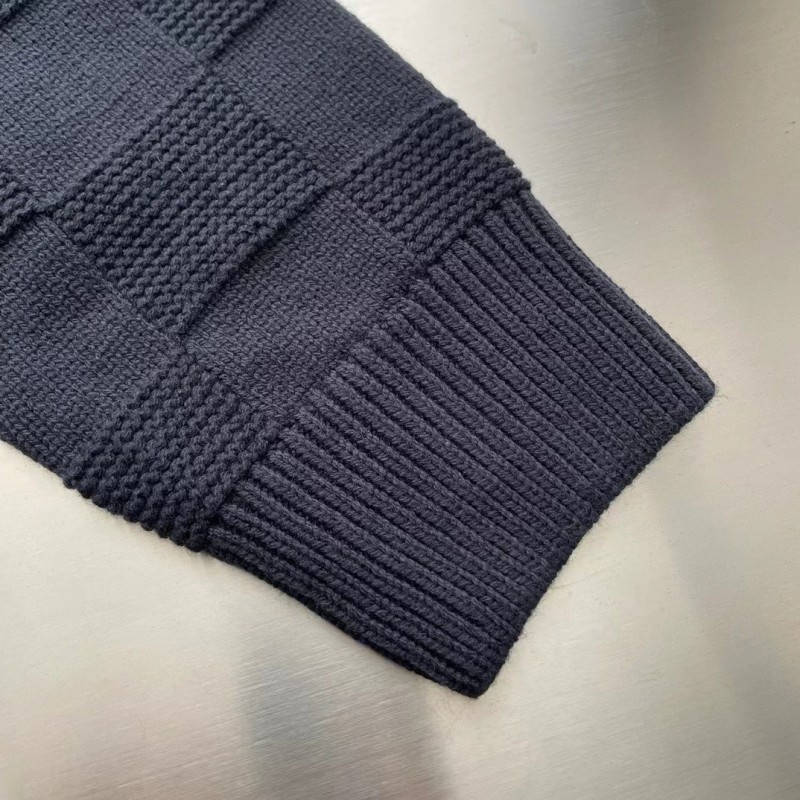 L0*is V*t0n Block Check Jacquard Sweater