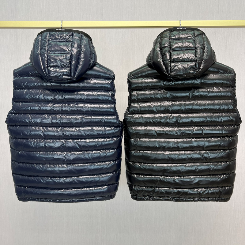 Moncler Early Fall Ragot Series Breathable Hooded Vest Jacket