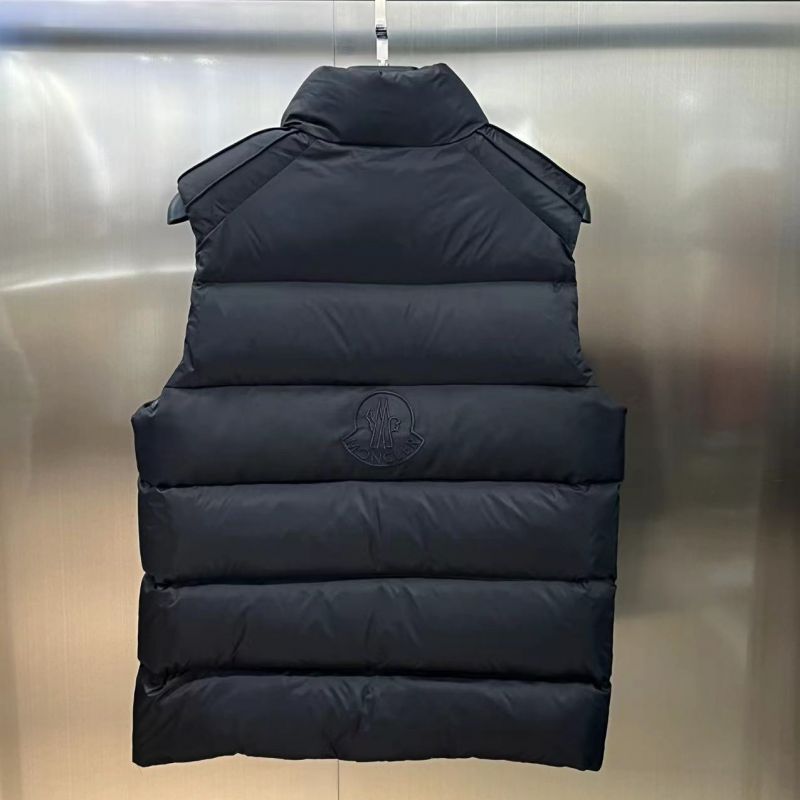 Moncler FW2023 Logo Logo Stand Collar Zipper Sleeveless Vest