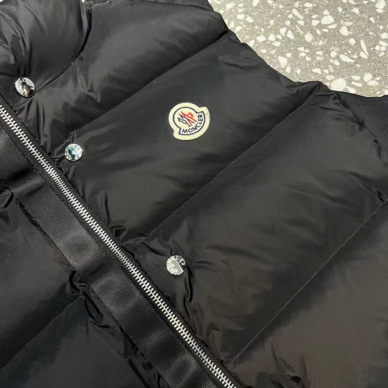 Moncler FW2023 Logo Logo Stand Collar Zipper Sleeveless Vest