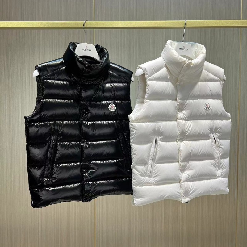 Moncler stand collar down vest