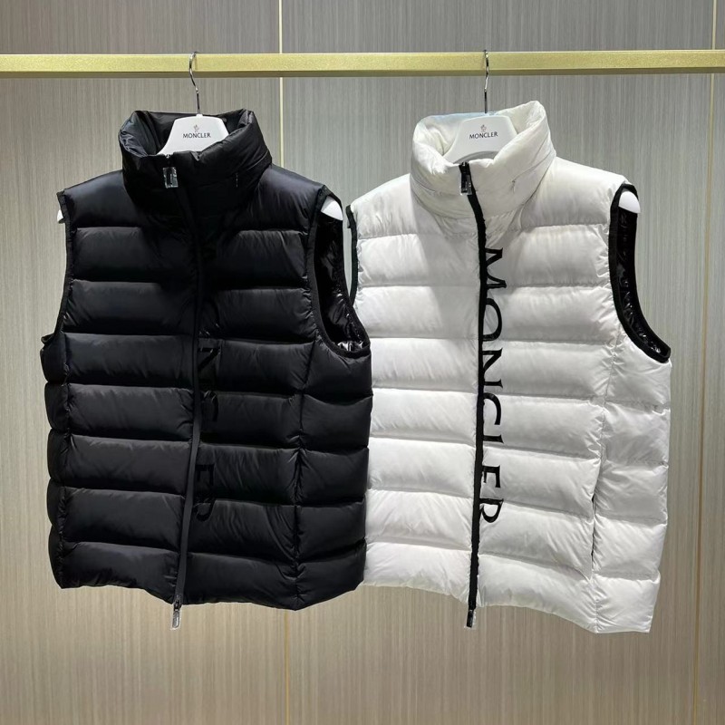 Moncler down stand collar vest