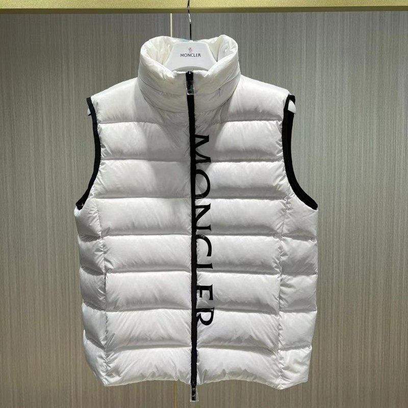 Moncler down stand collar vest