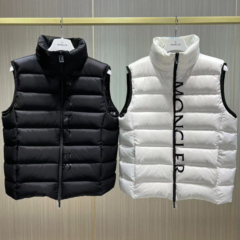 Moncler down stand collar vest