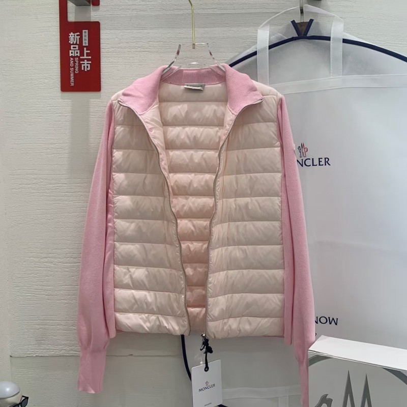 MONCLER Autumn and Winter New Women's Knitted Down Sweater