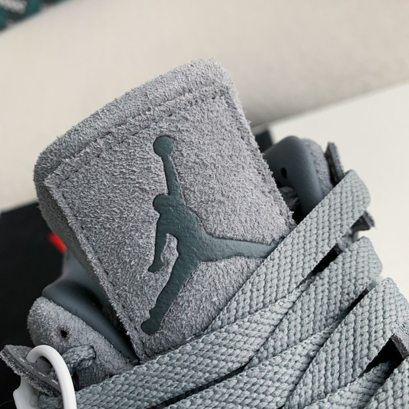 Jordan Air Jordan 4 retro kaws suede lightweight wear-resistant non-slip mid-top