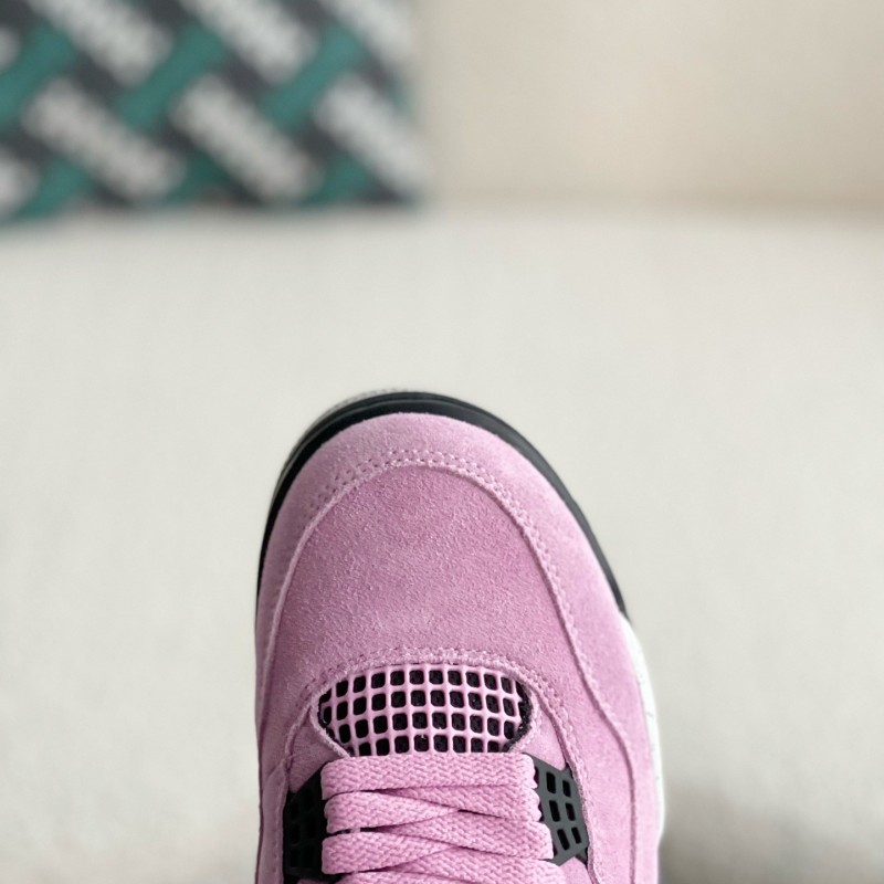 Jordan Air Jordan 4 retro kaws suede lightweight wear-resistant non-slip mid-top