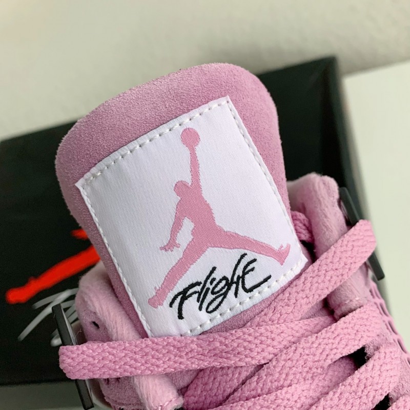 Jordan Air Jordan 4 retro kaws suede lightweight wear-resistant non-slip mid-top