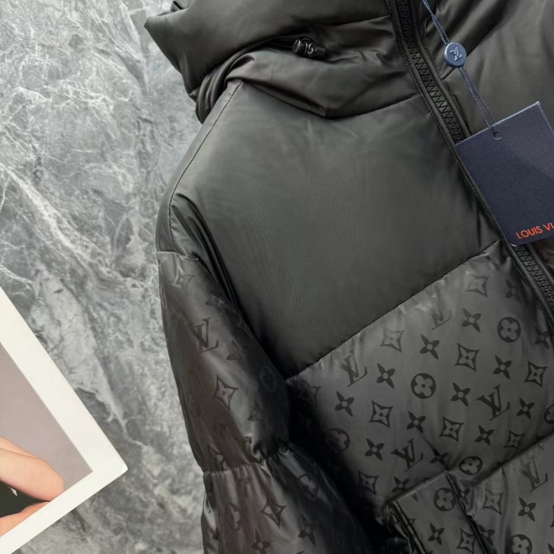 lv 24 new hooded down jacket