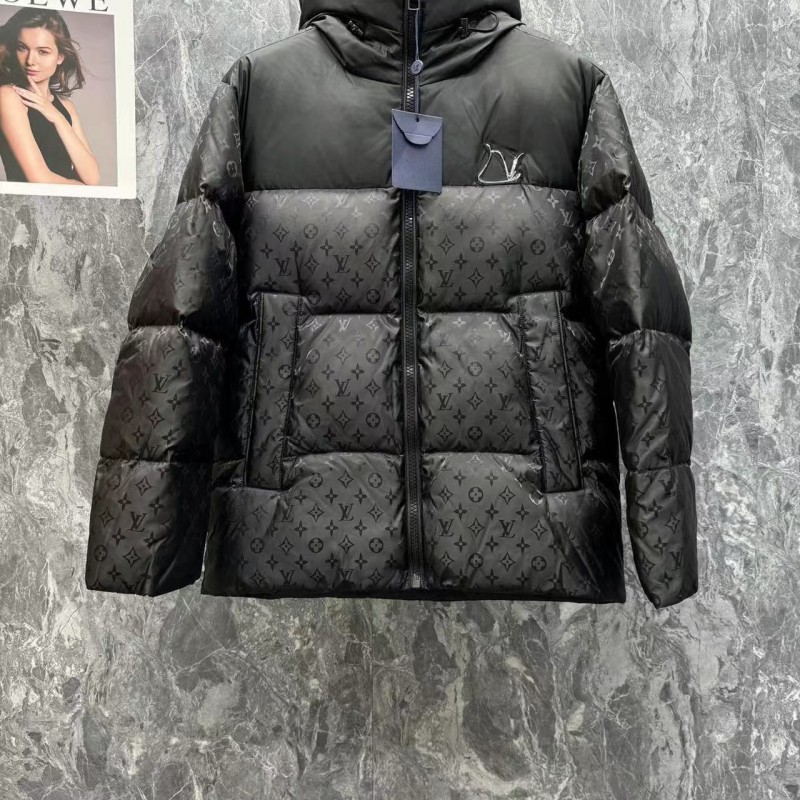 lv 24 new hooded down jacket