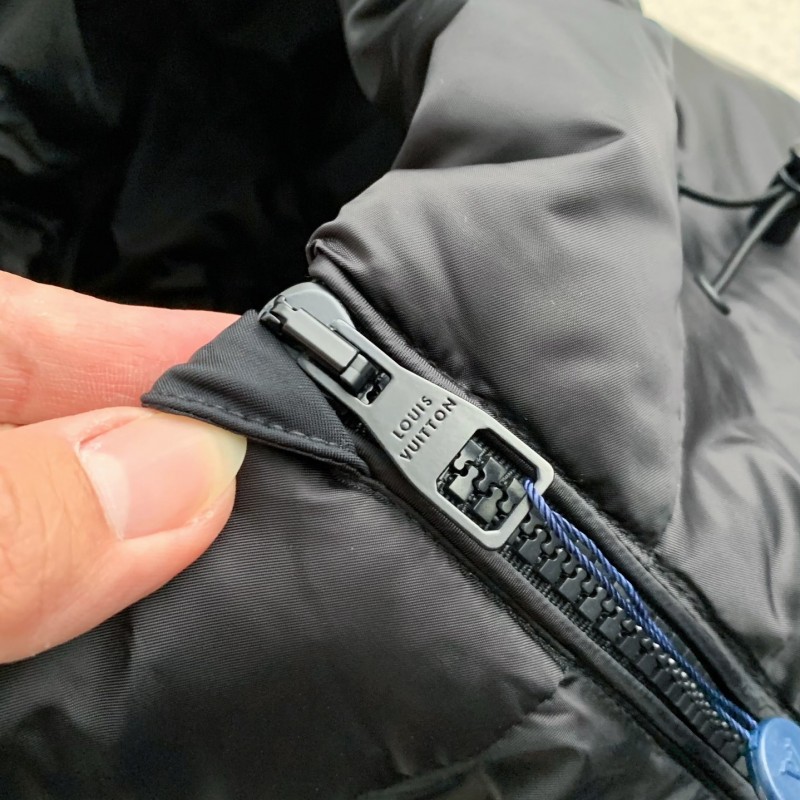 L0*is V*t0n logo labeled down jacket