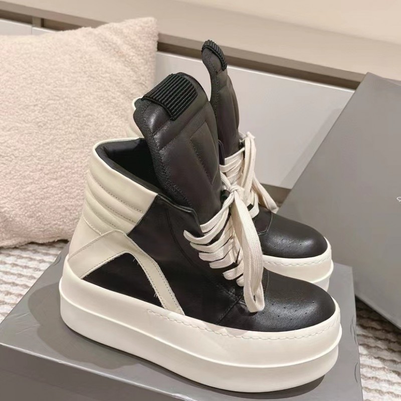 Rick Owens Black and white inverted triangle