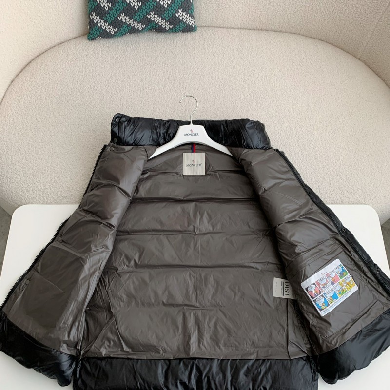 Moncler down stand collar vest