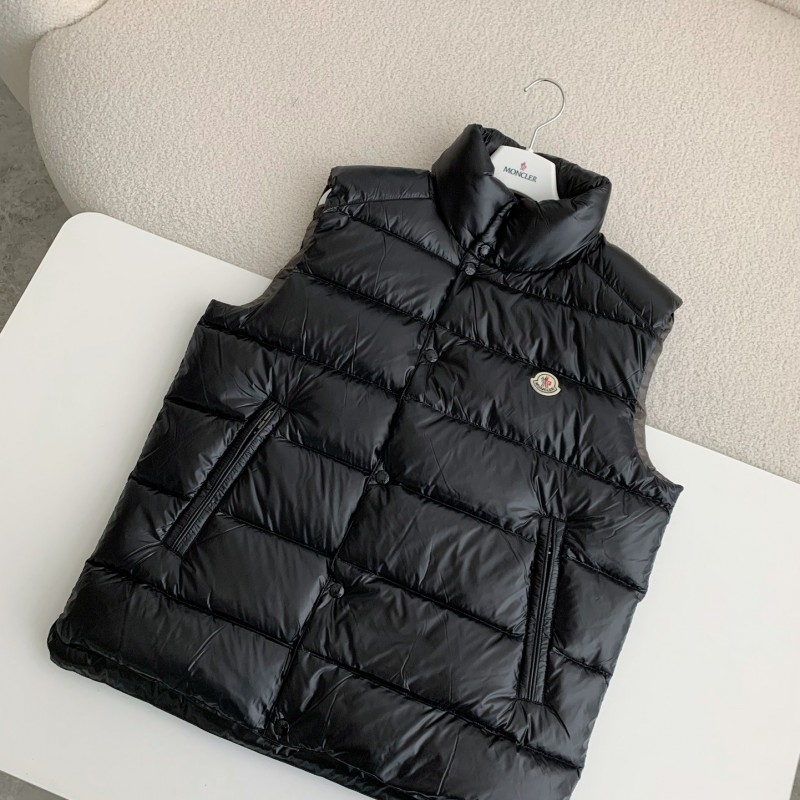 Moncler down stand collar vest
