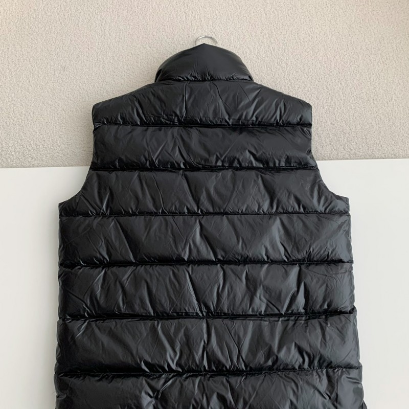 Moncler down stand collar vest