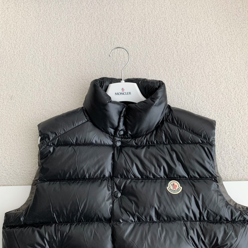 Moncler down stand collar vest