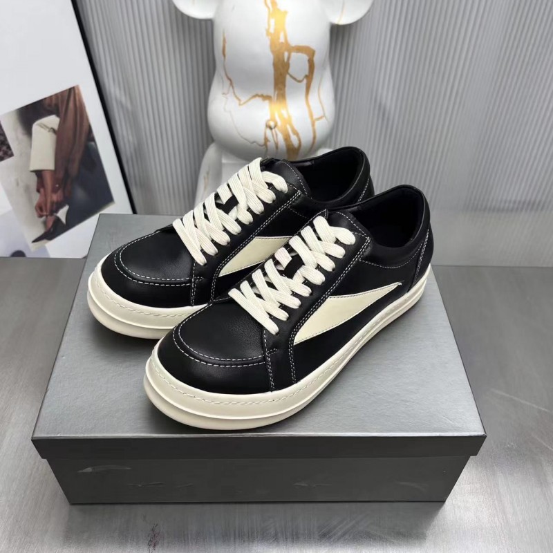 RICK OWENS DRKSHDW calfskin vintage low-top non-slip