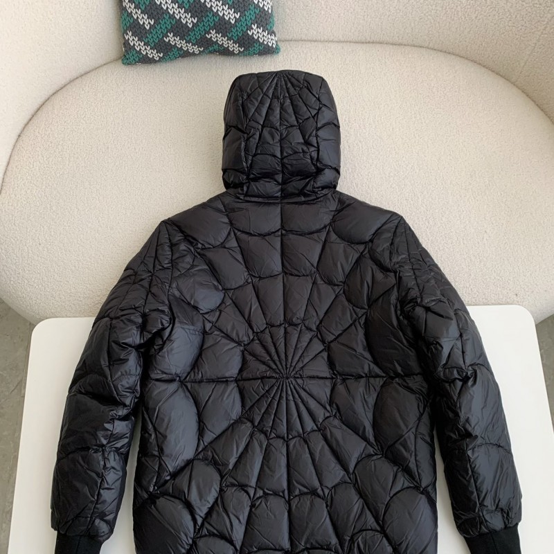 Moncler FW22 Spider-Man Zip Hooded Down Jacket