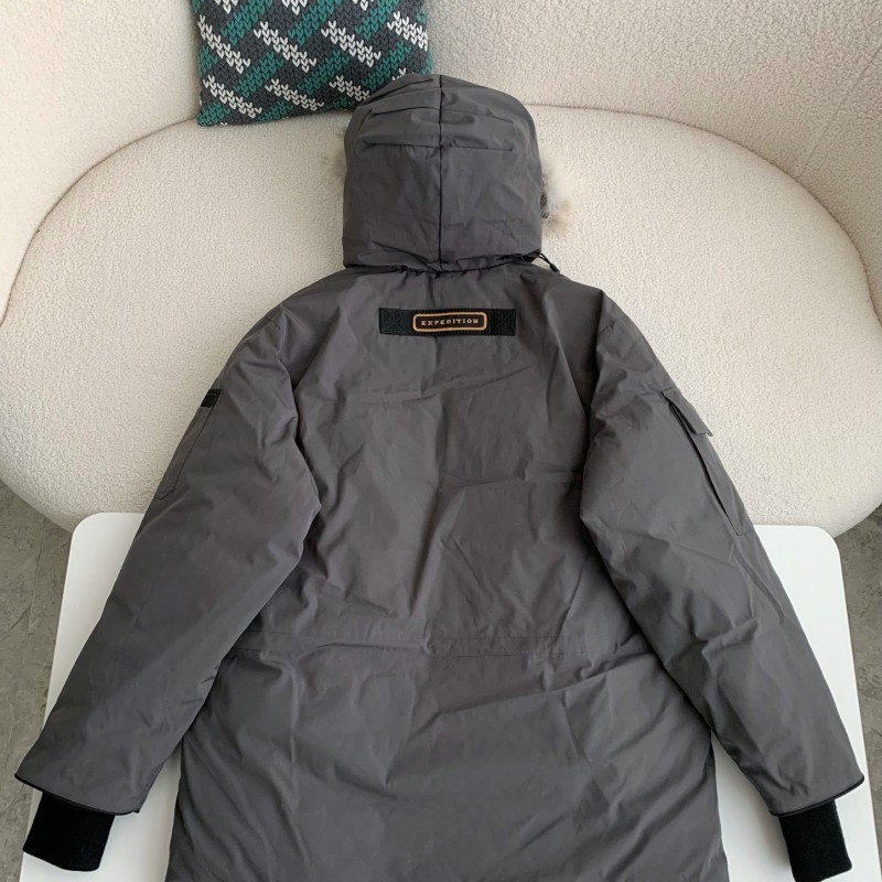 Can*a Go*e Classic expedition pure color winter hardhat Parker coat down jacket