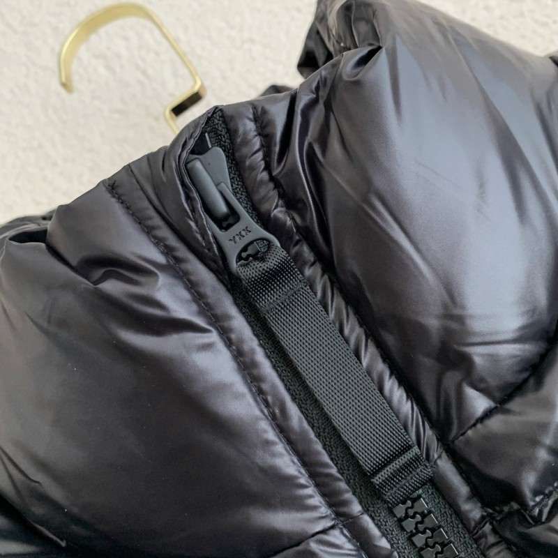 Nike x Drake solid color 3D logo stand up collar down jacket