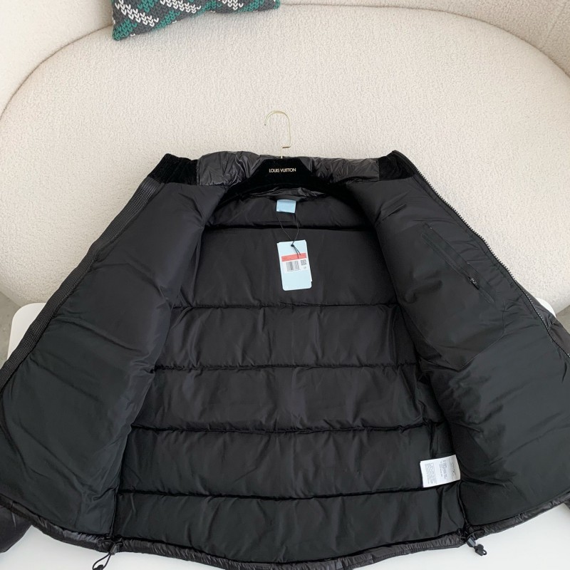 Nike x Drake solid color 3D logo stand up collar down jacket