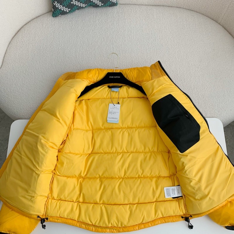 Nike x Drake solid color 3D logo stand up collar down jacket